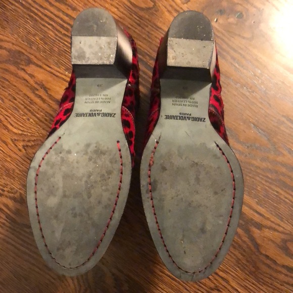 Red booties - Picture 3 of 4